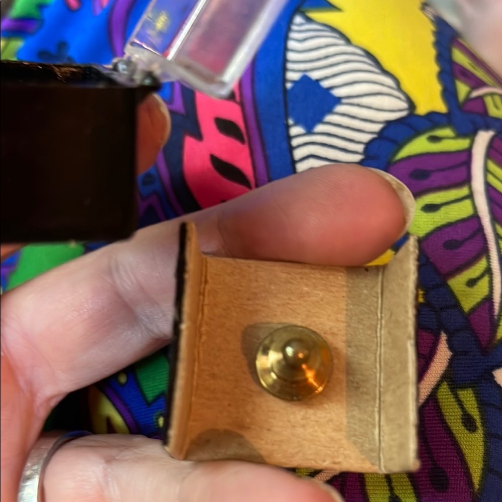 Gold Tone Pin in Display Case - Picture 3 of 3